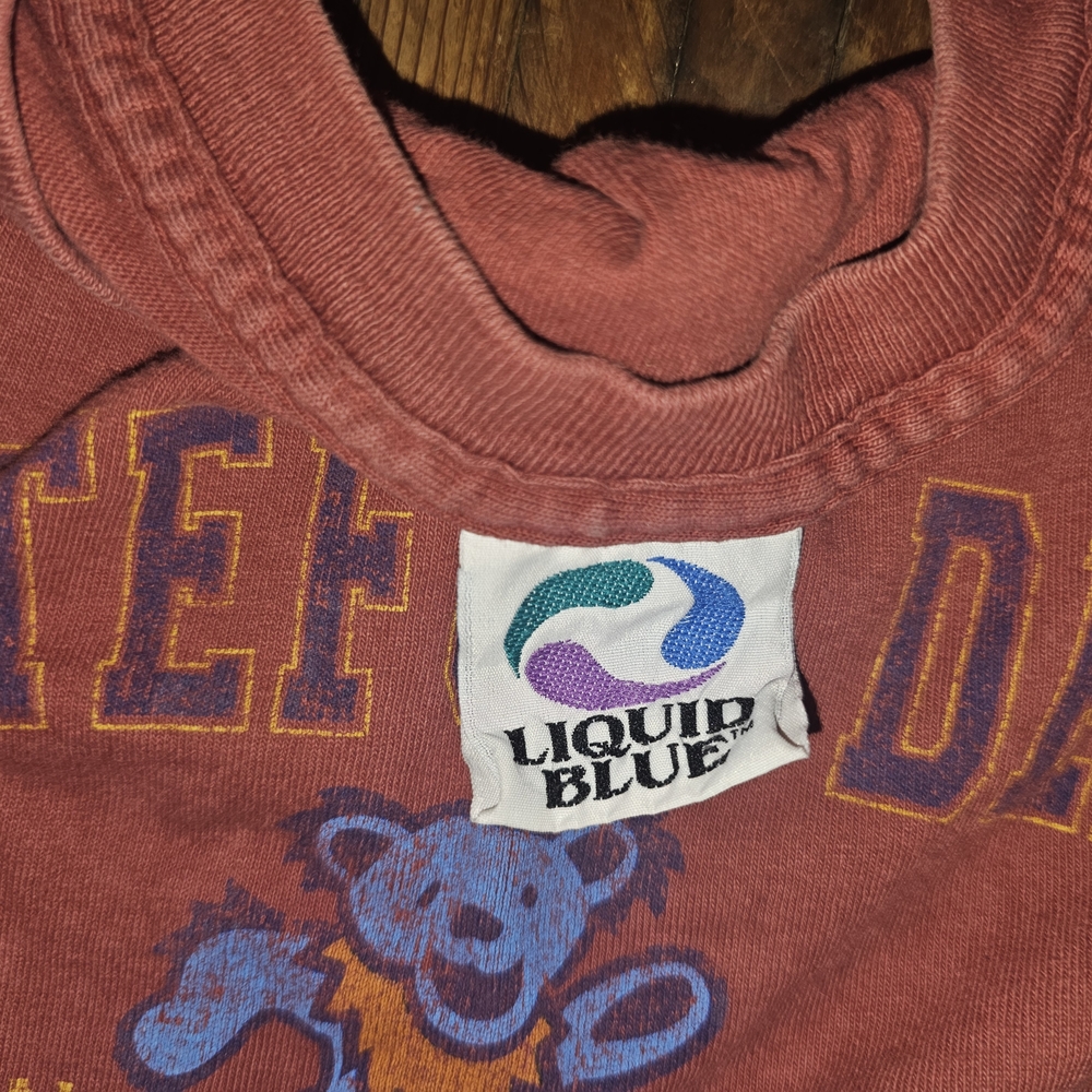 Liquid Blue Mens Rust T-Shirt - Grateful Dead